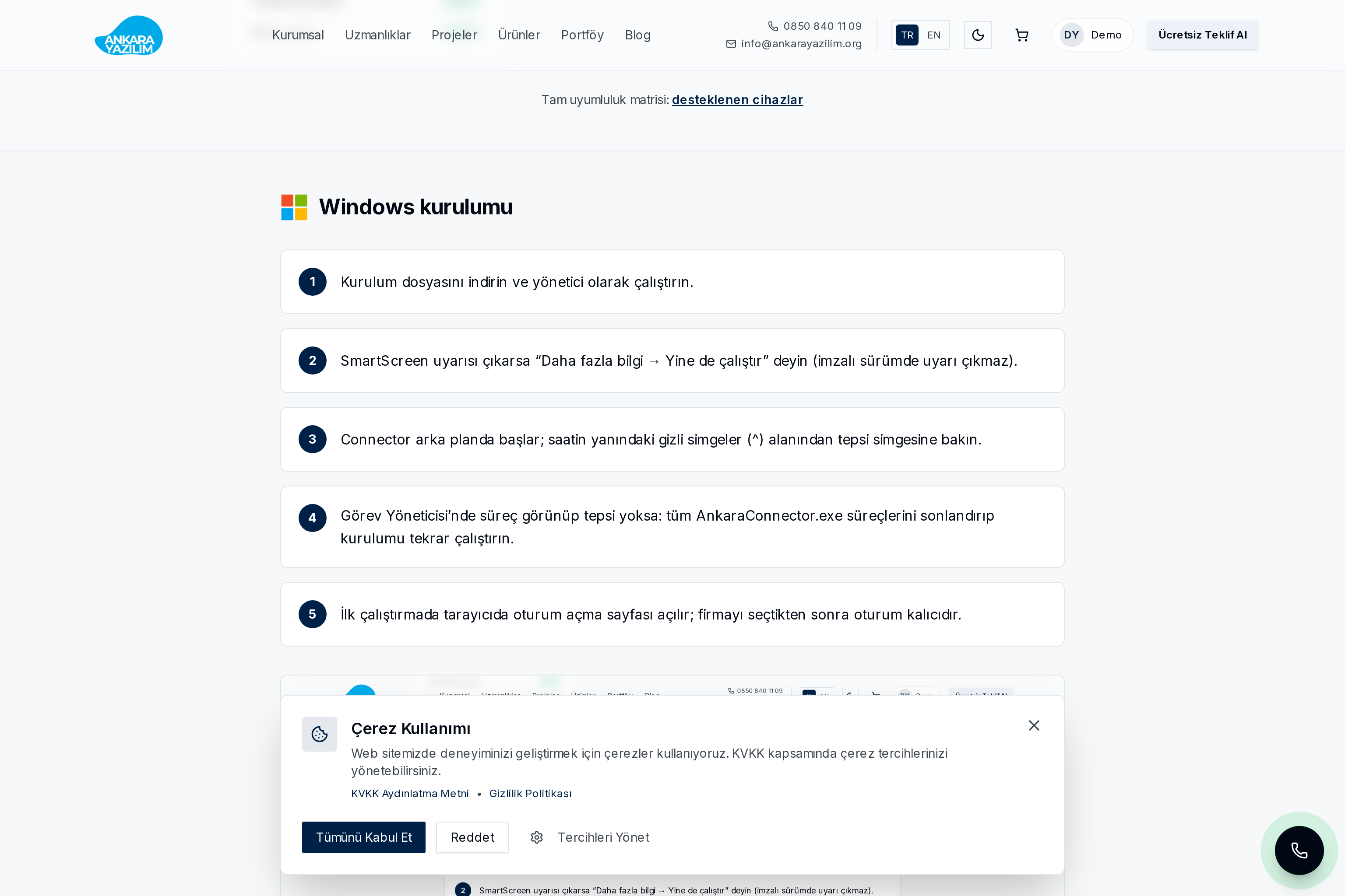 Windows kurulum ekranı