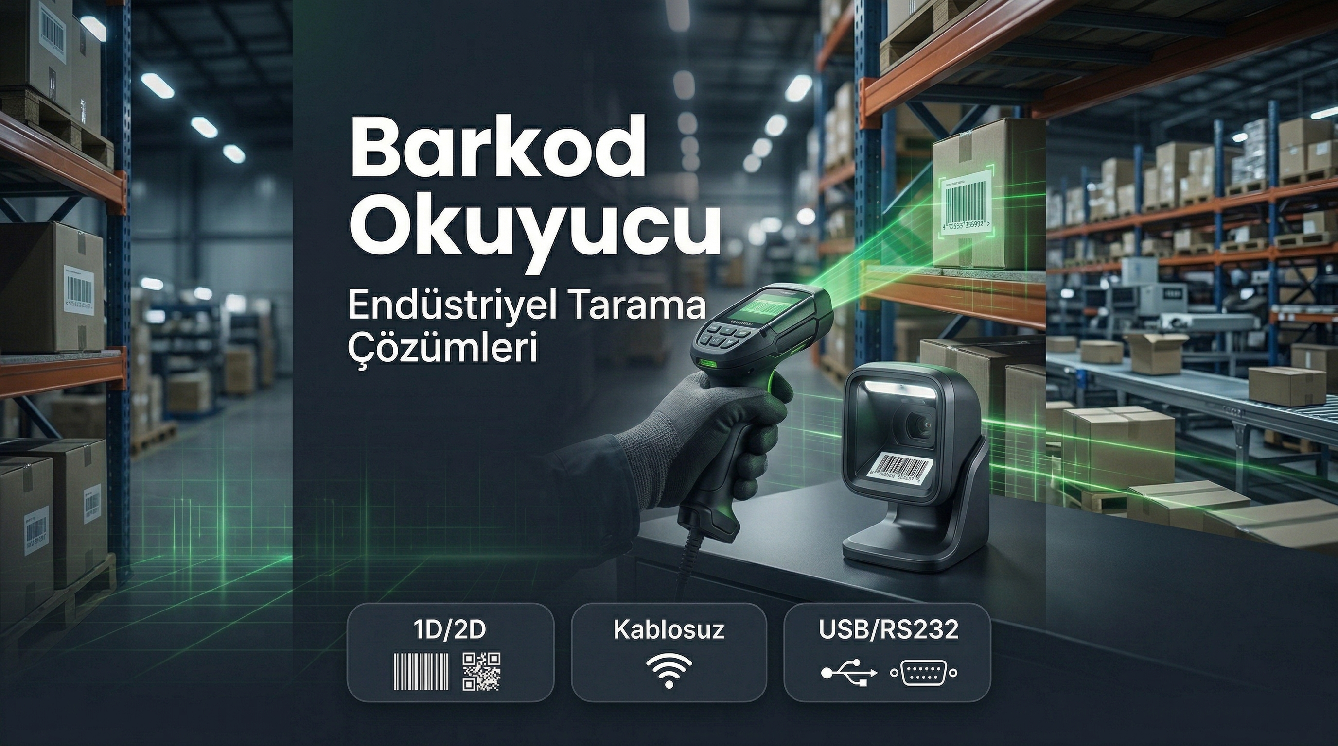 Endüstriyel Barkod Okuyucular