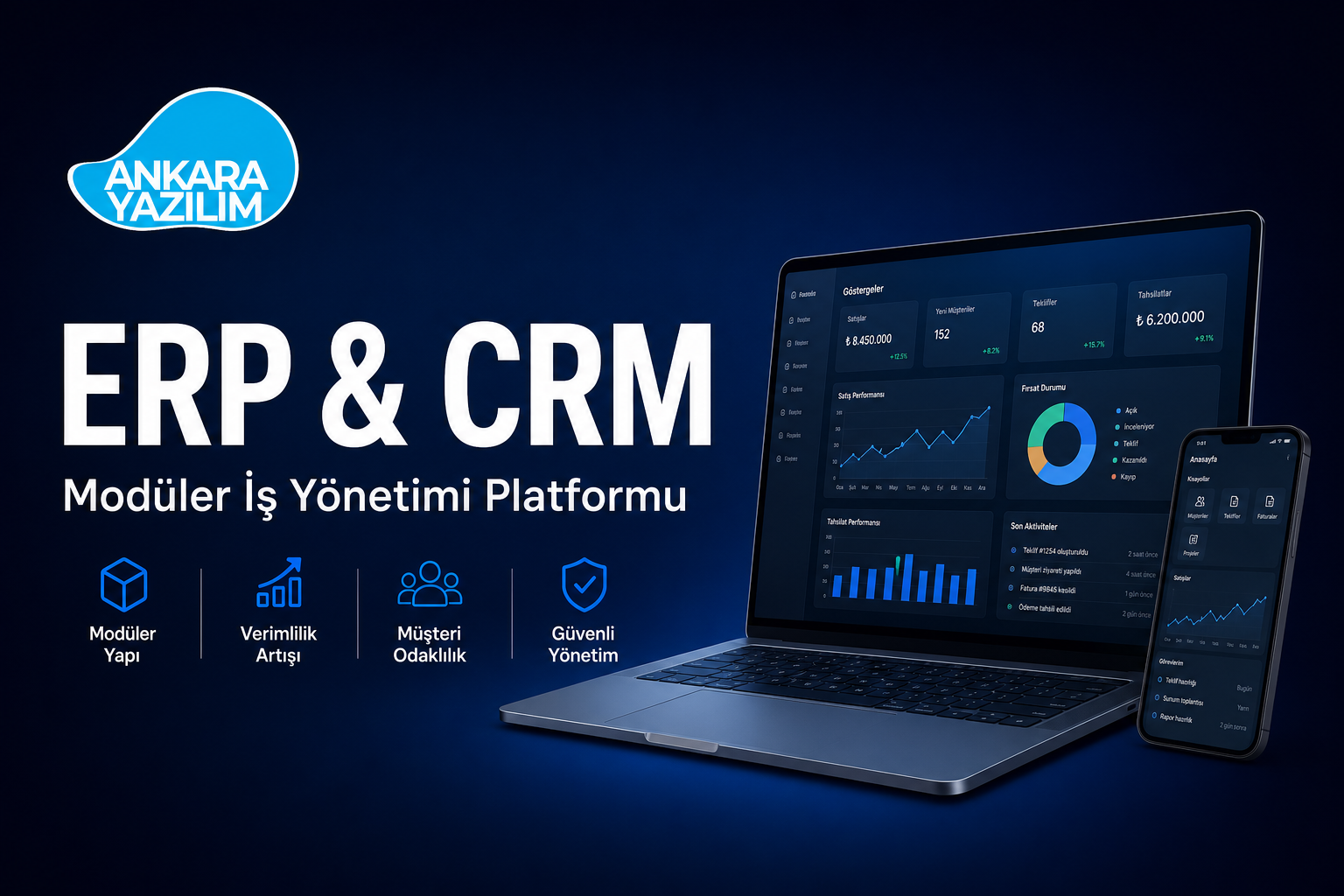 Modular ERP & CRM Platformu